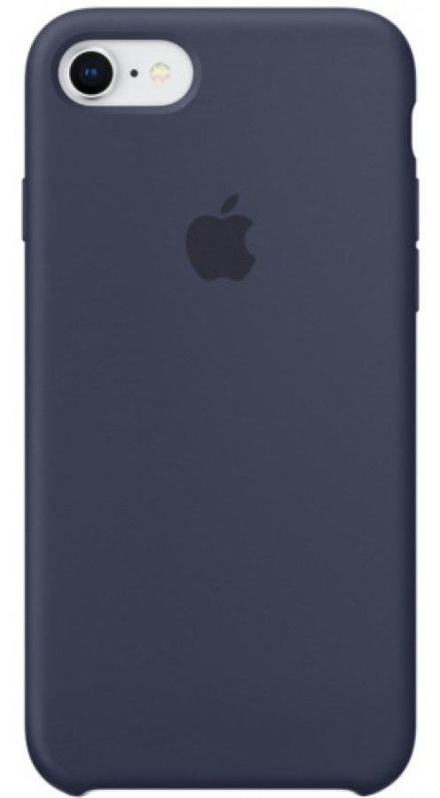 Чехол Silicone Case для iPhone 7/8 темно-синий в Тюмени